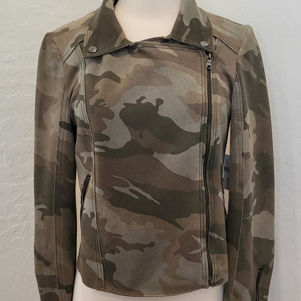 Anthropologie "Marrakech" Camo Moto Biker Jacket